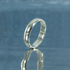 Eleganter 925er Silberring – Freundschafts-, Verlobungs- & Partnerring mit polierter Oberfläche | WILLYS JEWELLERY