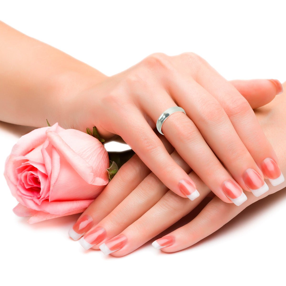 Eleganter 925er Silberring – Freundschafts-, Verlobungs- & Partnerring mit polierter Oberfläche | WILLYS JEWELLERY