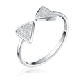 Eleganter 925 Sterling Silber Ring mit 3A Zirkonia – Damen Schmuck, Verlobungsring, Geschenkidee | WILLYS JEWELLERY