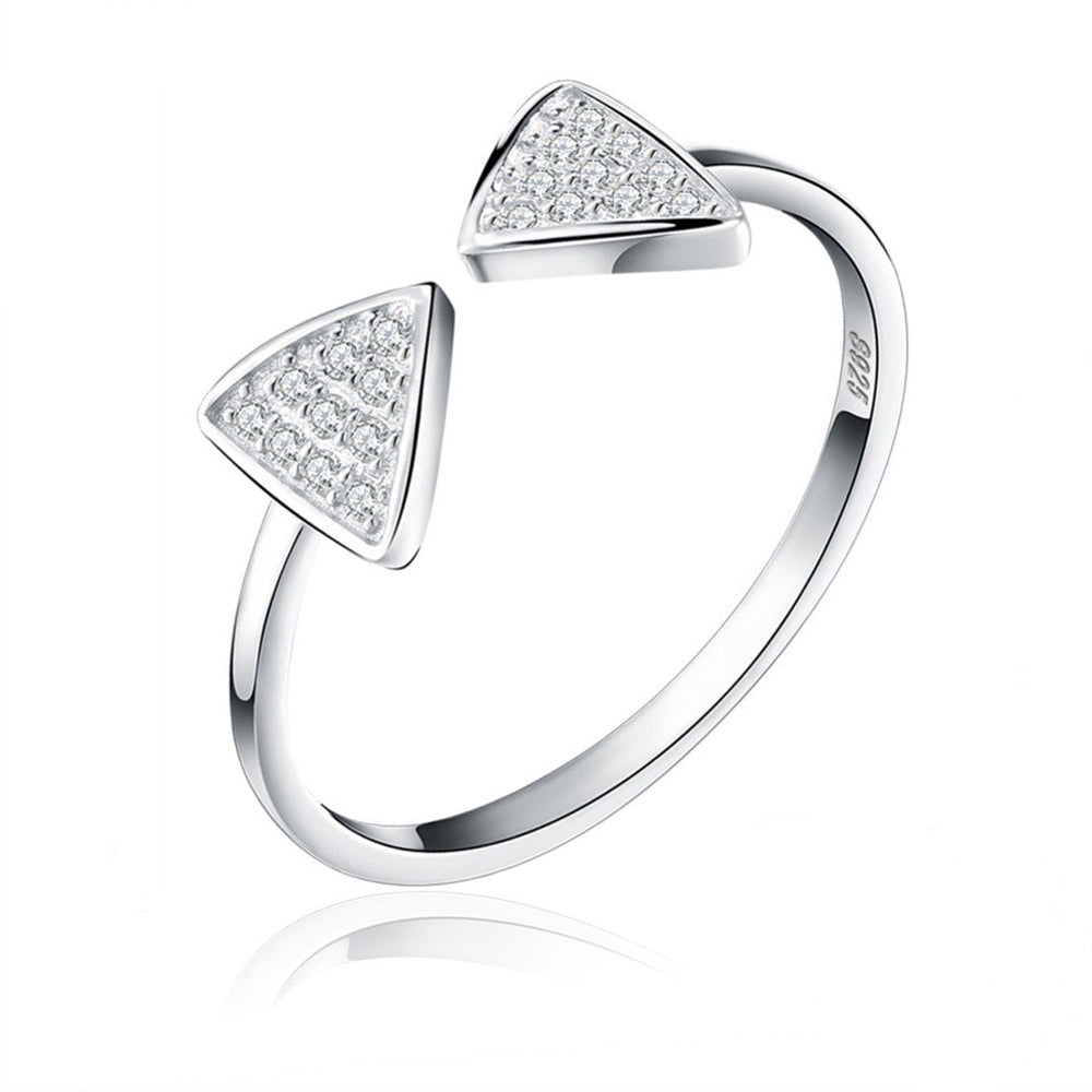 Eleganter 925 Sterling Silber Ring mit 3A Zirkonia – Damen Schmuck, Verlobungsring, Geschenkidee | WILLYS JEWELLERY