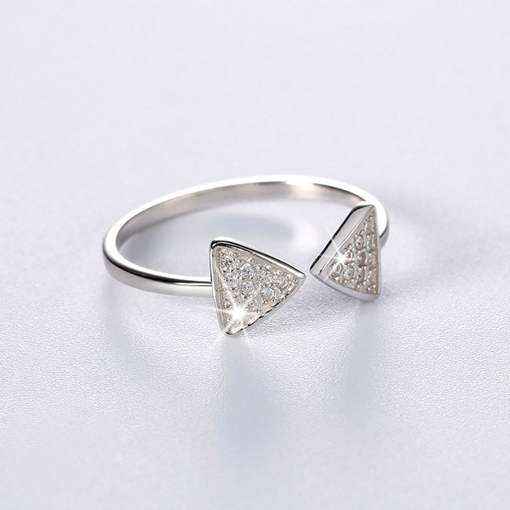 Eleganter 925 Sterling Silber Ring mit 3A Zirkonia – Damen Schmuck, Verlobungsring, Geschenkidee | WILLYS JEWELLERY