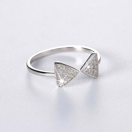 Eleganter 925 Sterling Silber Ring mit 3A Zirkonia – Damen Schmuck, Verlobungsring, Geschenkidee | WILLYS JEWELLERY