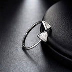 Eleganter 925 Sterling Silber Ring mit 3A Zirkonia – Damen Schmuck, Verlobungsring, Geschenkidee | WILLYS JEWELLERY
