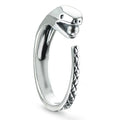 Antiker Schlangenring im orientalischen Stil | Schmuck aus 925er Sterlingsilber für Damen | WILLYS JEWELLERY