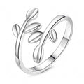 Eleganter Lorbeerkranz-Ring aus 925 Sterling Silber – Symbol für Stärke, Stil & Erfolg für Damen | WILLYS JEWELLERY