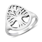 Lebensbaum Ring 925 Sterling Silber – Symbol für Stärke & Glück, eleganter Damenring Geschenkidee | WILLYS JEWELLERY