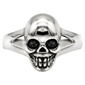 Silberring Totenkopf 925 – Ausdrucksstarker Skull-Ring für Damen & Herren im Rock-, Gothic | WILLYS JEWELLERY