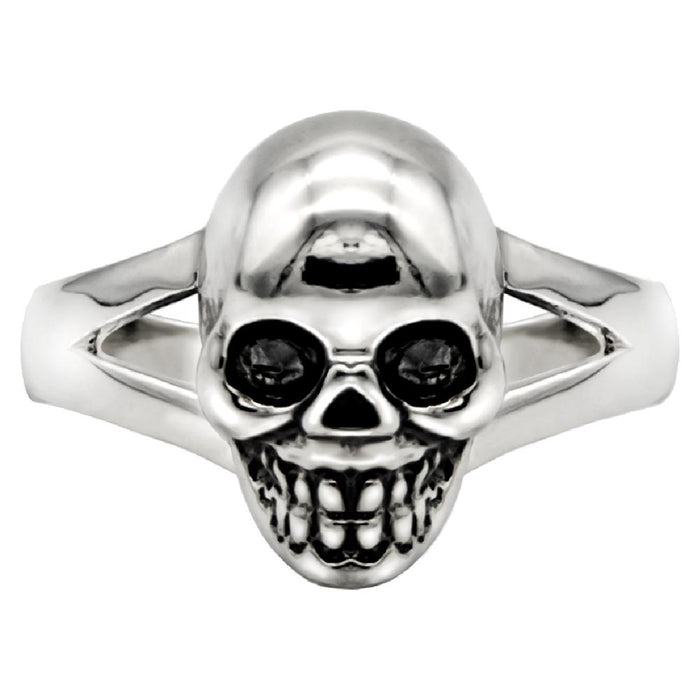 Silberring Totenkopf 925 – Ausdrucksstarker Skull-Ring für Damen & Herren im Rock-, Gothic | WILLYS JEWELLERY