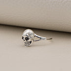 Silberring Totenkopf 925 – Ausdrucksstarker Skull-Ring für Damen & Herren im Rock-, Gothic | WILLYS JEWELLERY