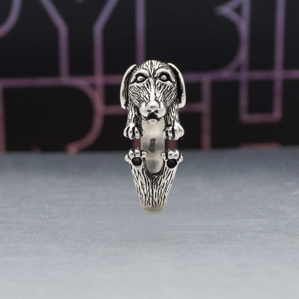 Hunde-Ring aus 925 Sterling Silber – Verstellbarer Tiermotiv-Ring, perfektes Geschenk für Hundefans | WILLYS JEWELLERY