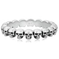 Rebellischer Totenkopf-Ring aus 925er Silber – Dein Statement für Individualität | WILLYS JEWELLERY