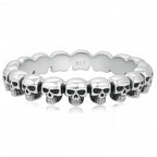 Rebellischer Totenkopf-Ring aus 925er Silber – Dein Statement für Individualität | WILLYS JEWELLERY