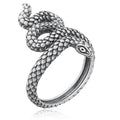 Mystischer Schlangenring aus 925er Silber – Symbol für Stärke und Transformation | WILLYS JEWELLERY