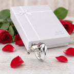 Frosch Ring aus 925 Sterling Silber mit pinkem Zirkonia – auffälliger Tiermotiv-Ring für Damen | WILLYS JEWELLERY