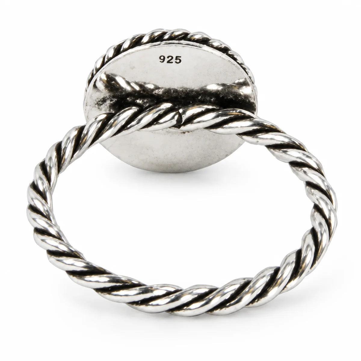 925er Silberring mit Tigerauge Braun – Handgefertigter Schmuck im Vintage-Design
