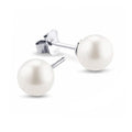 Elegante 925 Sterling Silber Ohrstecker mit Süßwasserzuchtperlen – Zeitlose Damen-Ohrringe | WILLYS JEWELLERY