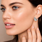 Creolen aus 925 Sterling Silber, 16 mm, florales Ornamentmuster, 6 mm breit, für Damen