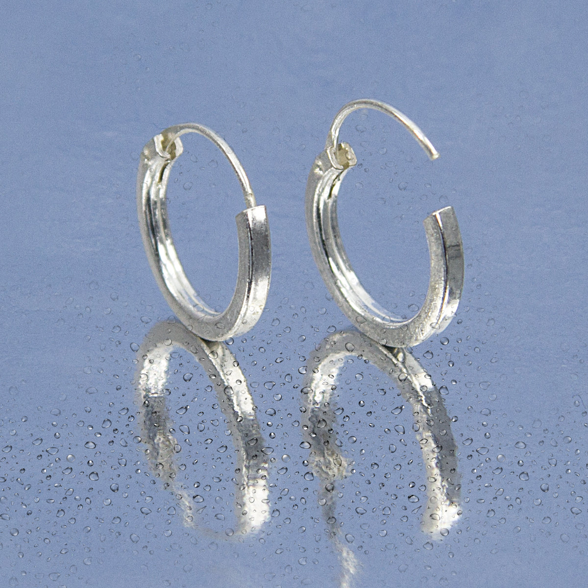 Creolen aus 925er-Sterlingsilber mit Schnallenverschluss