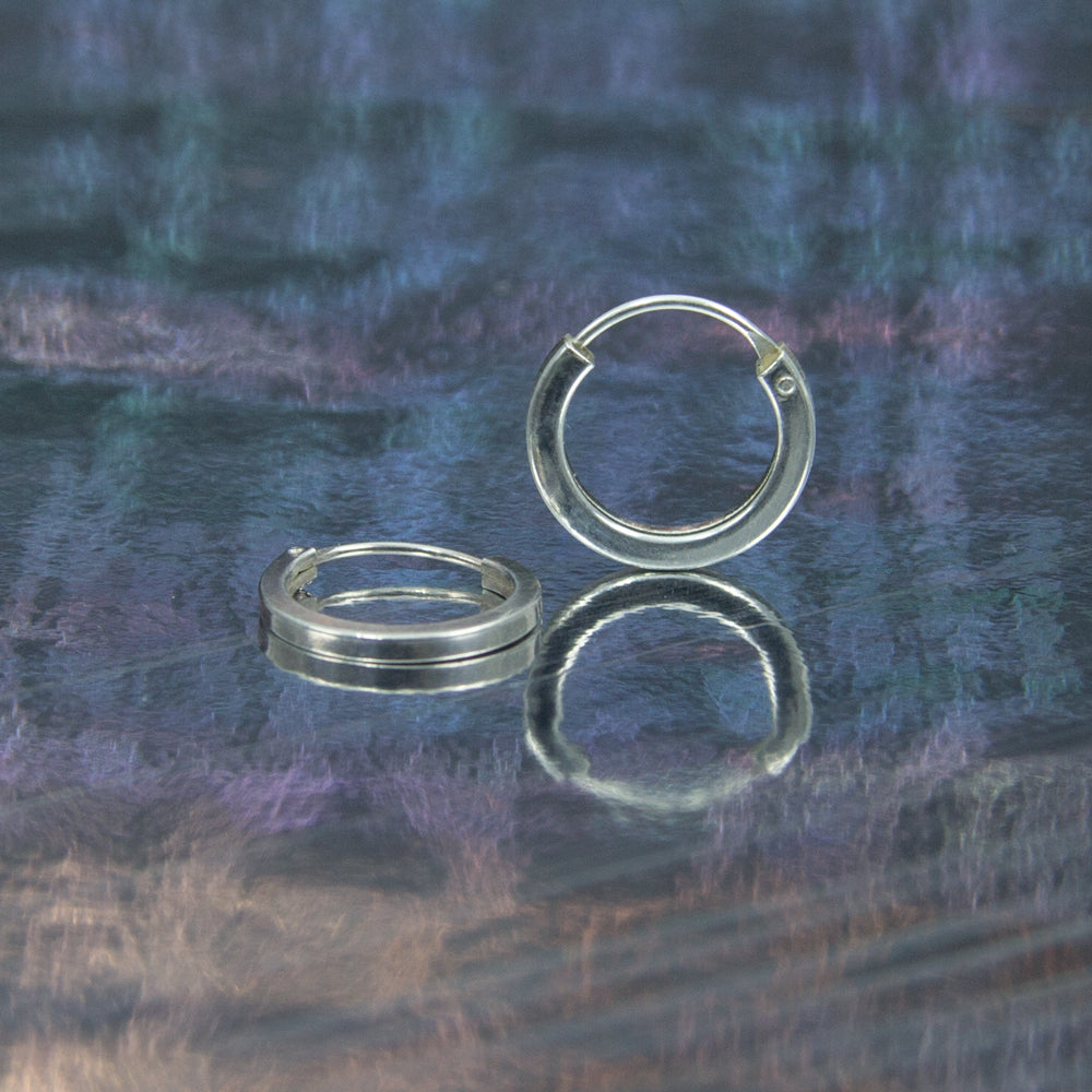 Creolen aus 925er-Sterlingsilber mit Schnallenverschluss