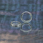 Creolen aus 925er-Sterlingsilber mit Schnallenverschluss