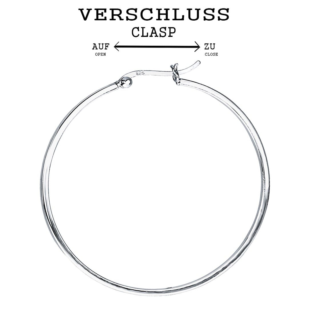 Creolen aus 925er Sterlingsilber für alle Gelegenheiten | WILLYS JEWELLERY