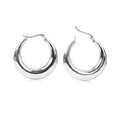 Creolen Sterling Silber 925 Ohrringe Groß und Dick für Damen und Girls (35.0)
