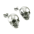 Ohpiercing Totenkopf Ohrstecker aus 925 Sterling Silber – Stilvolles Unisex Schmuckstück | WILLYS JEWELLERY