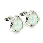 Elegante Regenbogen-Mondstein Ohrstecker aus 925 Sterling Silber –Magie, Stil & natürliche Schönheit | WILLYS JEWELLERY