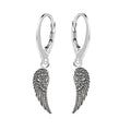 Engelsflügel Ohrhänger 925 Sterling Silber – Vintage Brisur, elegantes Geschenk für Damen | WILLYS JEWELLERY