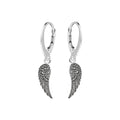 Engelsflügel Ohrhänger 925 Sterling Silber – Vintage Brisur, elegantes Geschenk für Damen