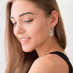 Lebensbaum Creolen 925 Silber – Glücksbringer Ohrringe für Damen & Girls