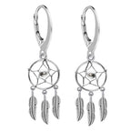 Traumfänger Ohrhänger 925 Sterling Silber – Vintage Boho Ohrringe für Damen | WILLYS JEWELLERY