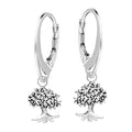 Lebensbaum Ohrhänger 925 Sterling Silber mit Brisur – Vintage Look, Symbol für Stärke & Positivität | WILLYS JEWELLERY