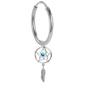 Traumfänger Creolen Ohrringe 925 Sterling Silber – Vintage Boho Ohrhänger für Damen & Herren | WILLYS JEWELLERY