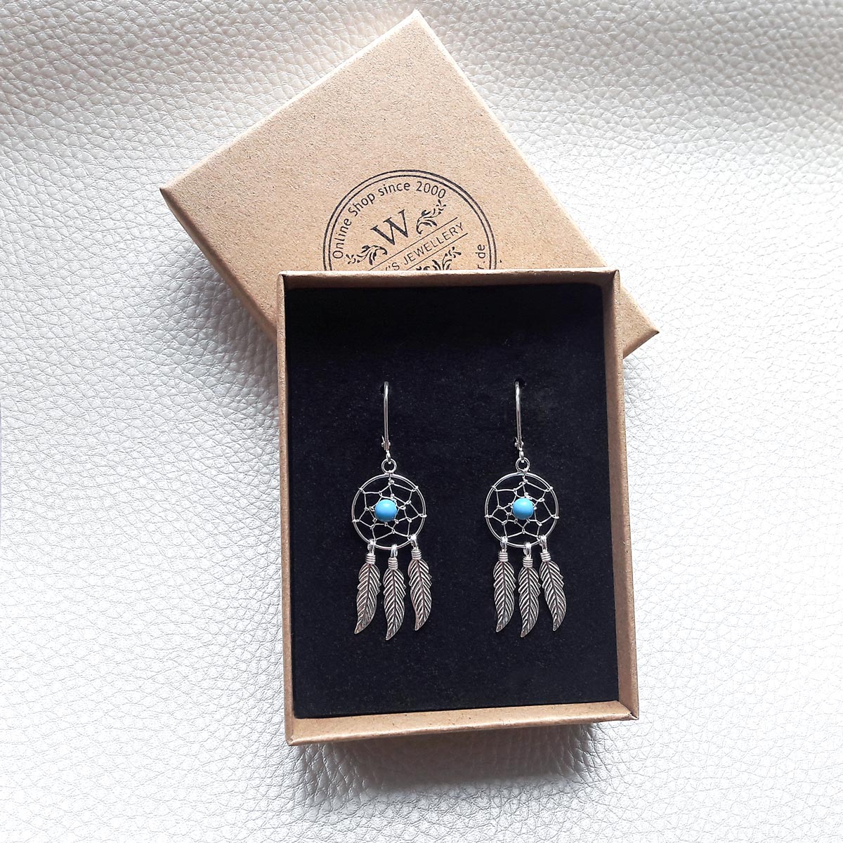 Traumfänger Ohrhänger Brisur aus 925 Sterling Silber – Vintage Damen Ohrringe Geschenkidee | WILLYS JEWELLERY