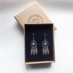 Traumfänger Ohrhänger Brisur aus 925 Sterling Silber – Vintage Damen Ohrringe Geschenkidee | WILLYS JEWELLERY