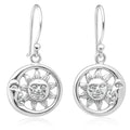 Sonnen Ohrringe 925 Sterling Silber – filigrane Ohrhänger mit Sonnensymbol für strahlende Damen | WILLYS JEWELLERY