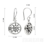 Sonnen Ohrringe 925 Sterling Silber – filigrane Ohrhänger mit Sonnensymbol für strahlende Damen | WILLYS JEWELLERY