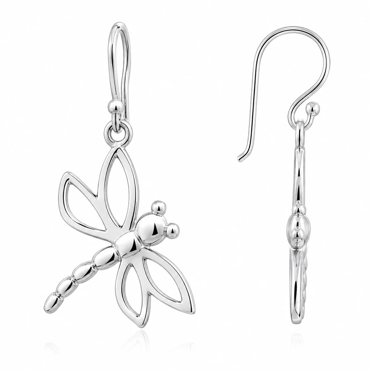 Libellen Ohrringe aus 925 Sterling Silber filigrane Ohrhänger für Damen mit Libellenmotiv