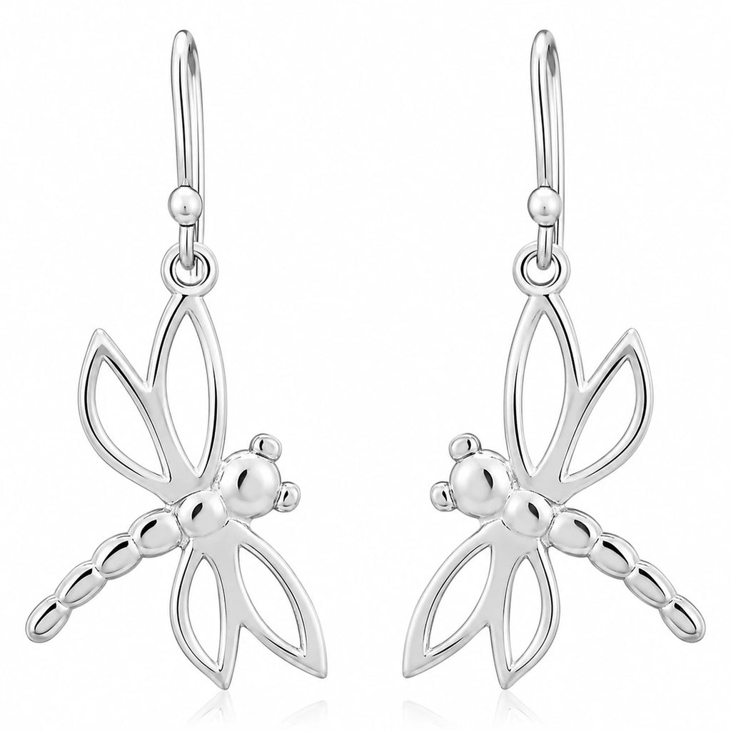 Libellen Ohrringe aus 925 Sterling Silber filigrane Ohrhänger für Damen mit Libellenmotiv