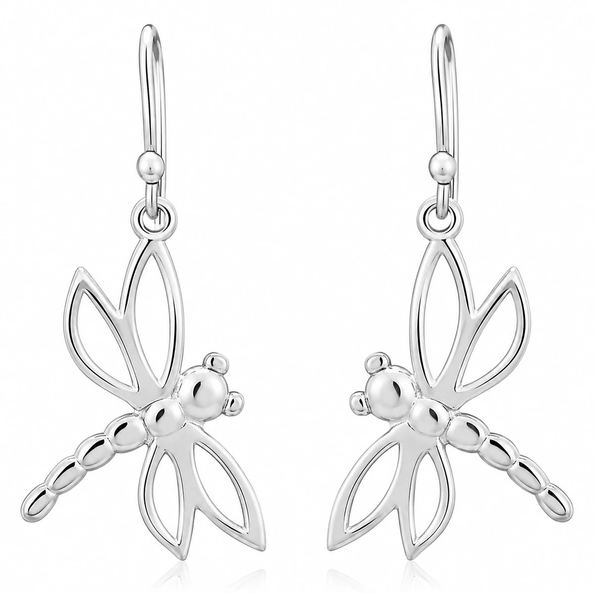 Libellen Ohrringe aus 925 Sterling Silber filigrane Ohrhänger für Damen mit Libellenmotiv
