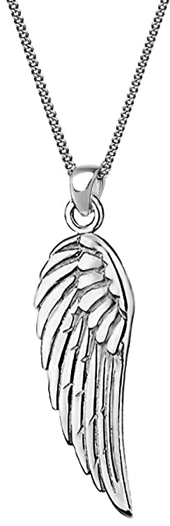 Engelsflügel-Halskette aus Sterlingsilber für alltägliche Eleganz