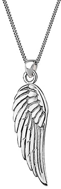 Engelsflügel-Halskette aus Sterlingsilber für alltägliche Eleganz