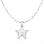 Stern Halskette aus 925 Sterling Silber mit Anhänger für Damen als Geschenk
