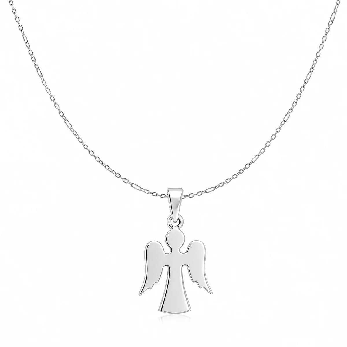 Engel Halskette aus 925 Sterling Silber für Damen Schutzengel Schmuck als Geschenk