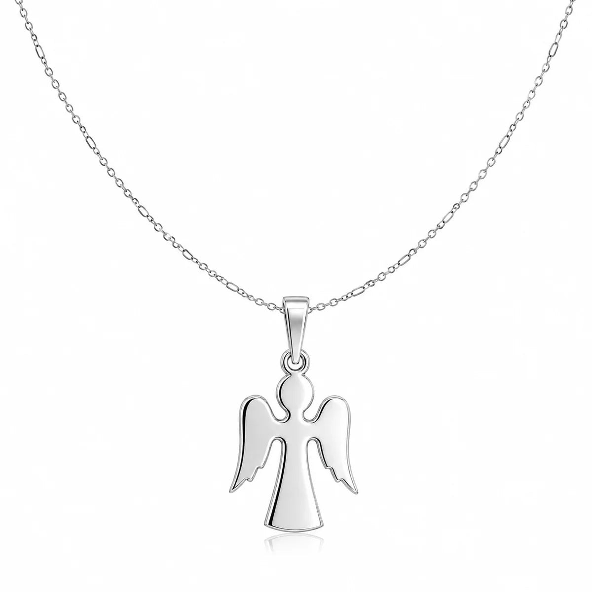 Engel Halskette aus 925 Sterling Silber für Damen Schutzengel Schmuck als Geschenk