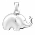 Elefant Anhänger aus 925 Sterling Silber für Damen Tiermotiv Schmuck als Geschenk