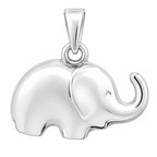 Elefant Anhänger aus 925 Sterling Silber für Damen Tiermotiv Schmuck als Geschenk