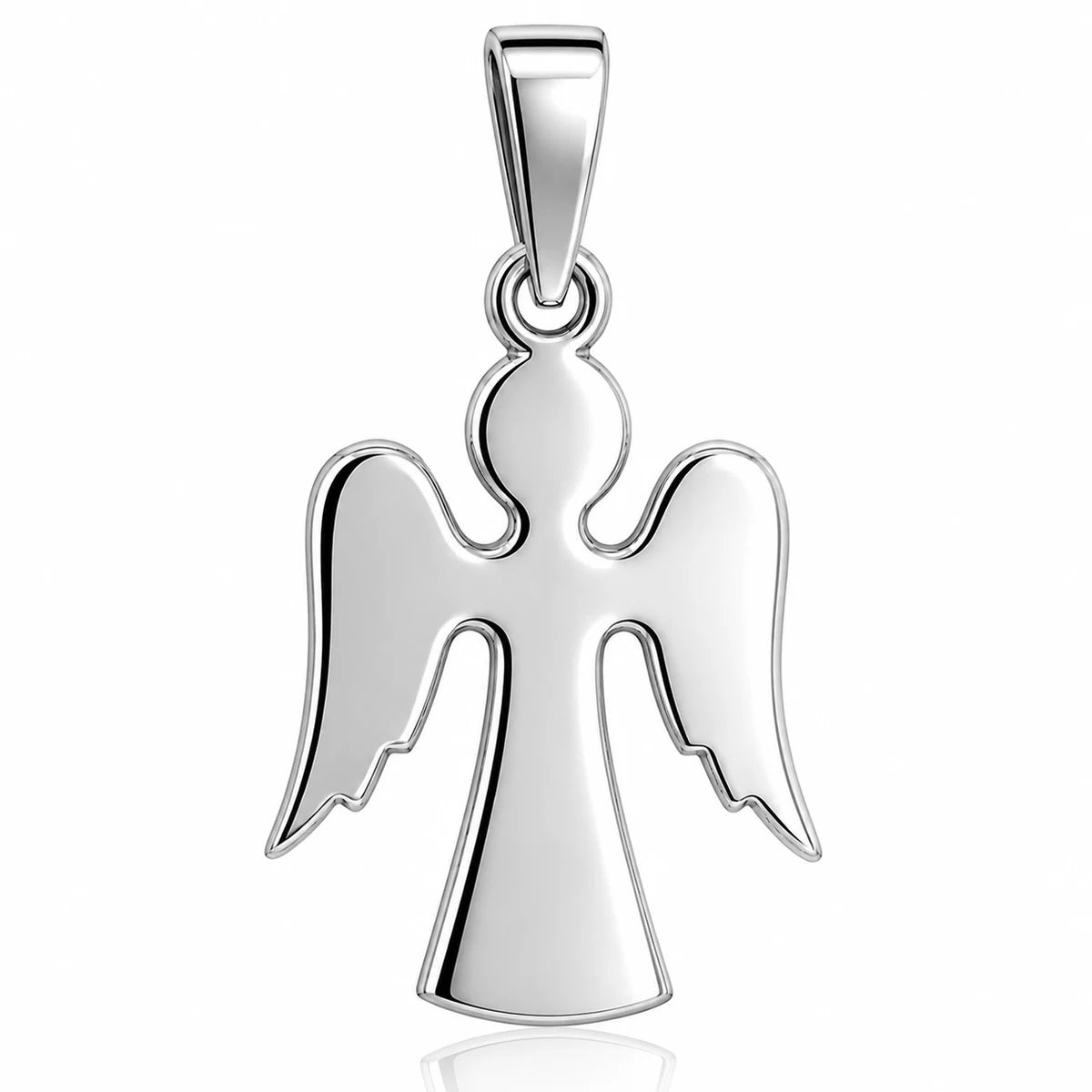 Engel Anhänger aus 925 Sterling Silber für Damen Schutzengel Schmuck als Geschenk