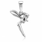 Feen Anhänger aus 925 Sterling Silber für Damen Elfen Schmuck Fantasy Geschenk